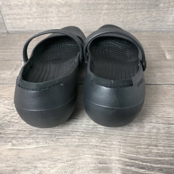 CROCS Women's Black Flats - Picture 6 of 13